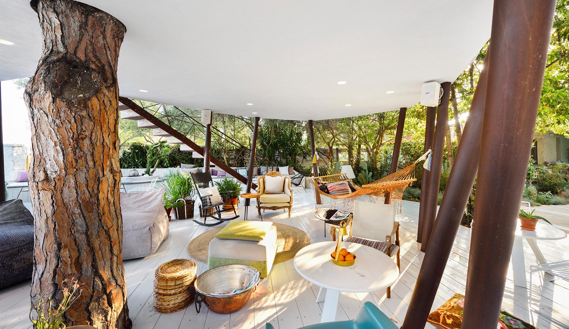 resort de luxe atypique Ekies all senses resort 4* Vourvourou Grèce bar terrasse
