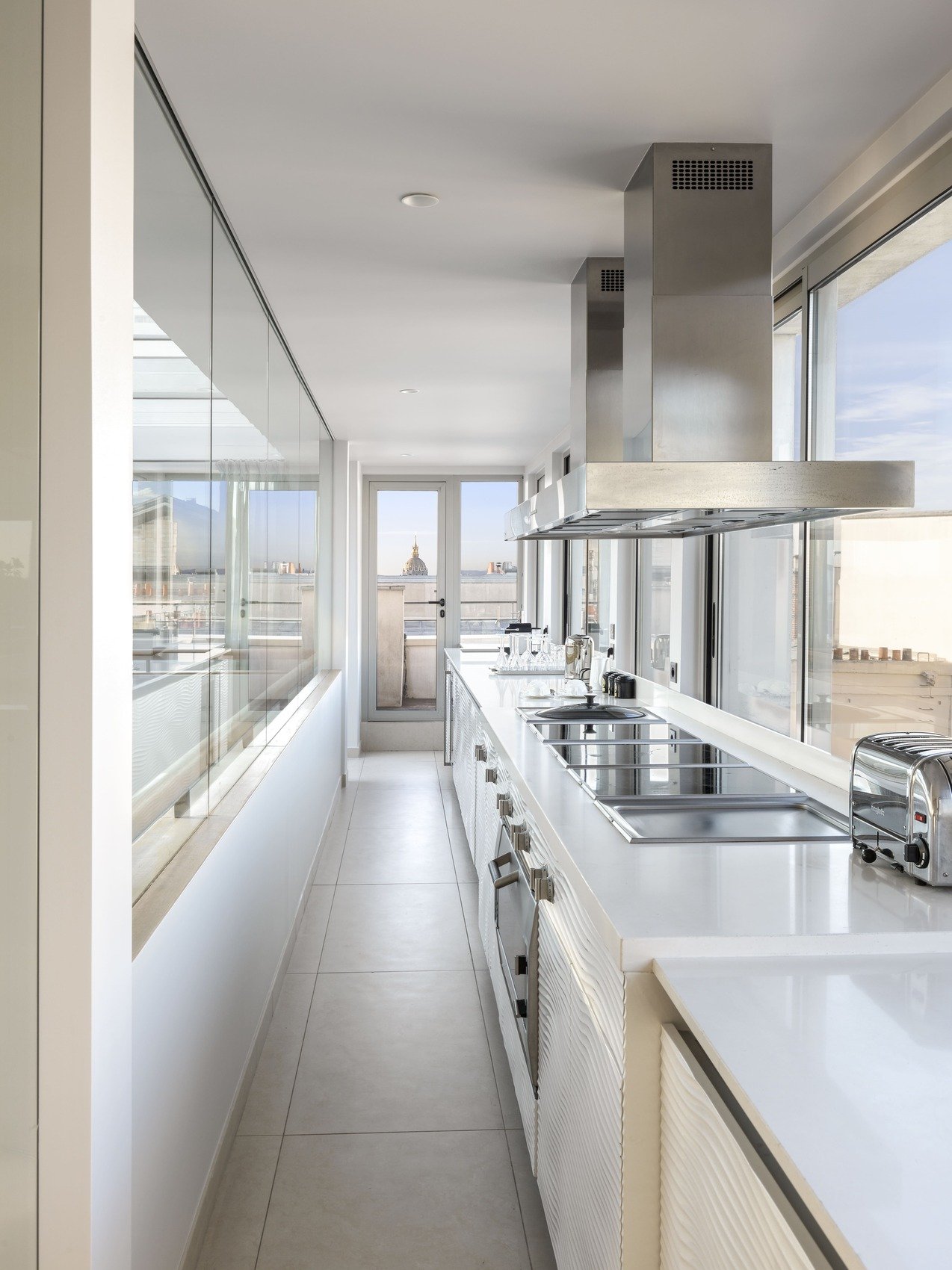 5 star luxury hotel Pourtalès kitchen design Penthouse Centre de Paris