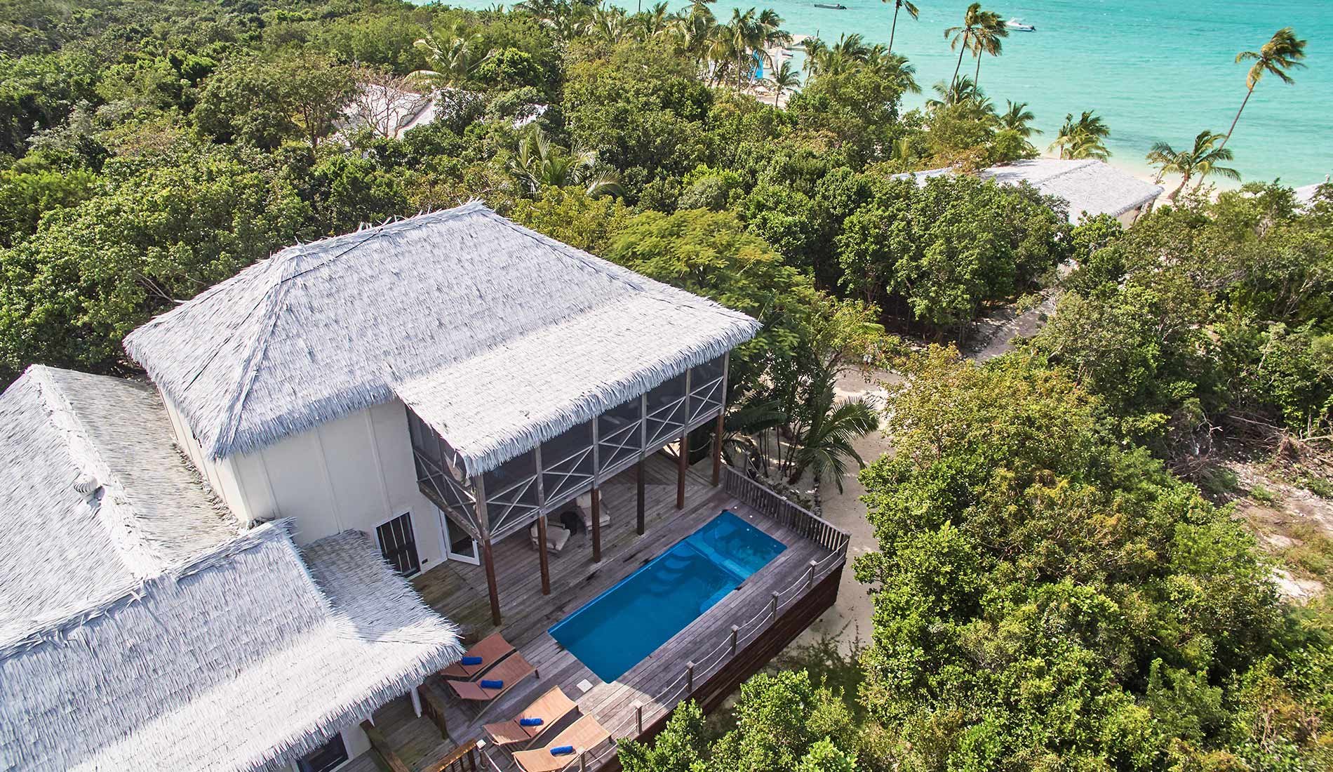 Ecolodge Tiamo Resort 5 étoiles Caraïbes Bahamas villa